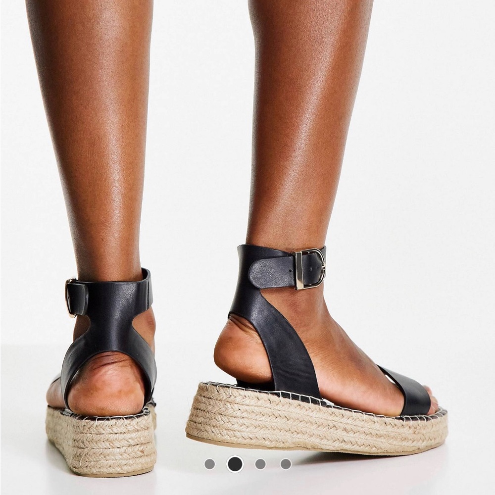 South beach spadrille wedge sandals - Picture 2 of 8